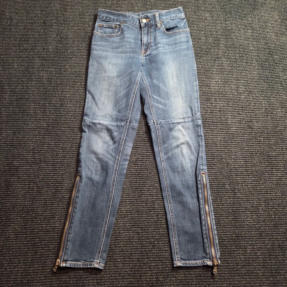Vintage Y2k Ralph Lauren Mid- Rise Jeans W26 Skinny Jeans Ankle Zip